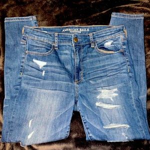 American Eagle Distressed Skinny Jeans